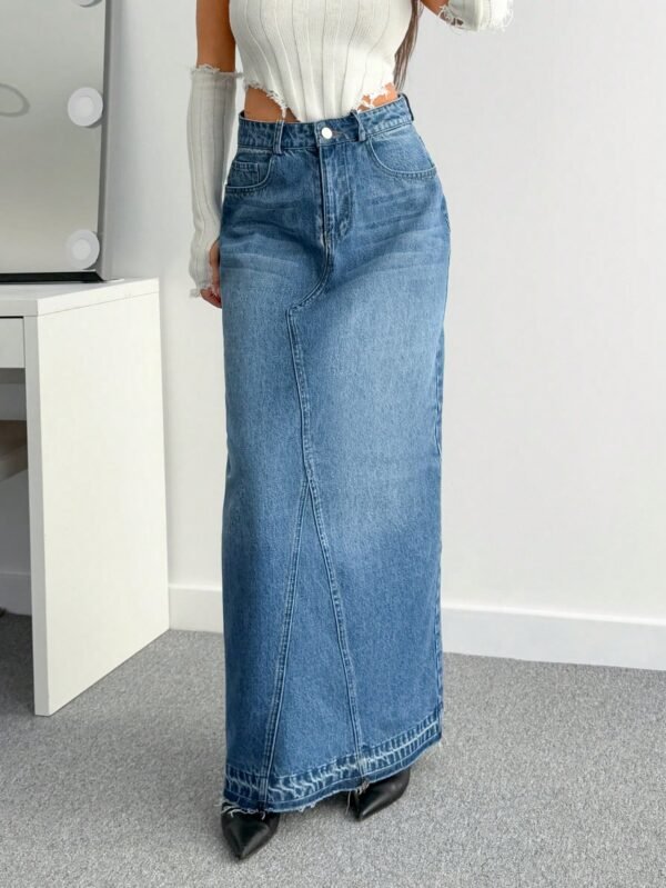 SHEIN Jupe en jeanDélavée – Image 5