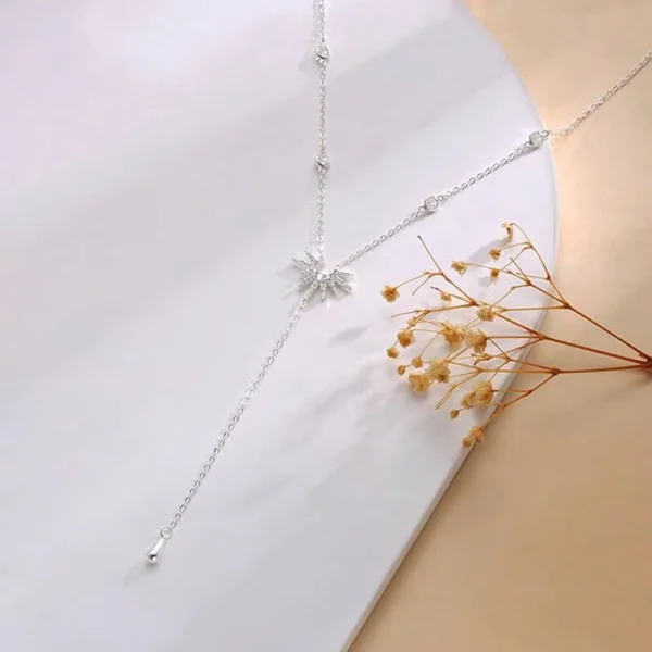 1 pièce Collier pendentif en forme de Y – Image 9