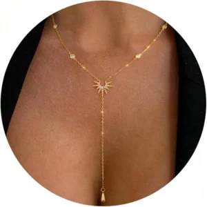 1 pièce Collier pendentif en forme de Y