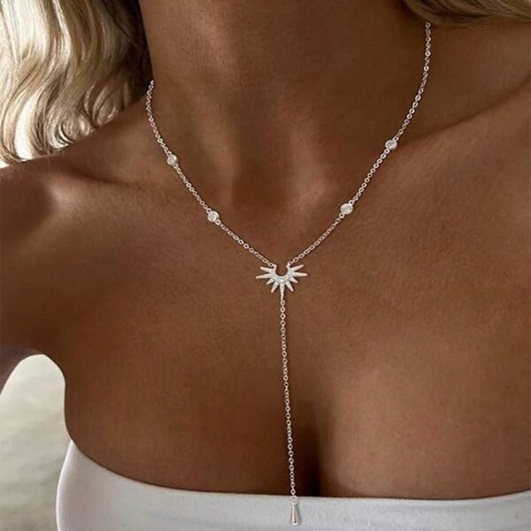 1 pièce Collier pendentif en forme de Y – Image 18