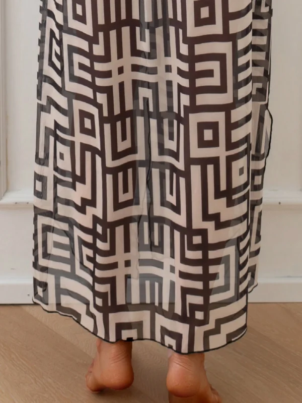 Swim Chiccia Kimono imprimé géométrique – Image 4