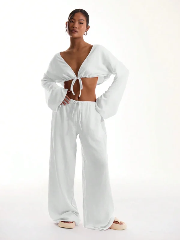 MUSERA PantalonDe plage en lin – Image 3