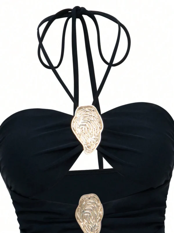 SHEIN Swim Curve Maillot une pièce avec cache-maillot – Image 4