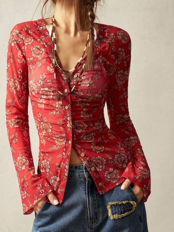 Bohemela Blouse imprimé vacances