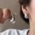 Boucles d'oreilles simples en argent