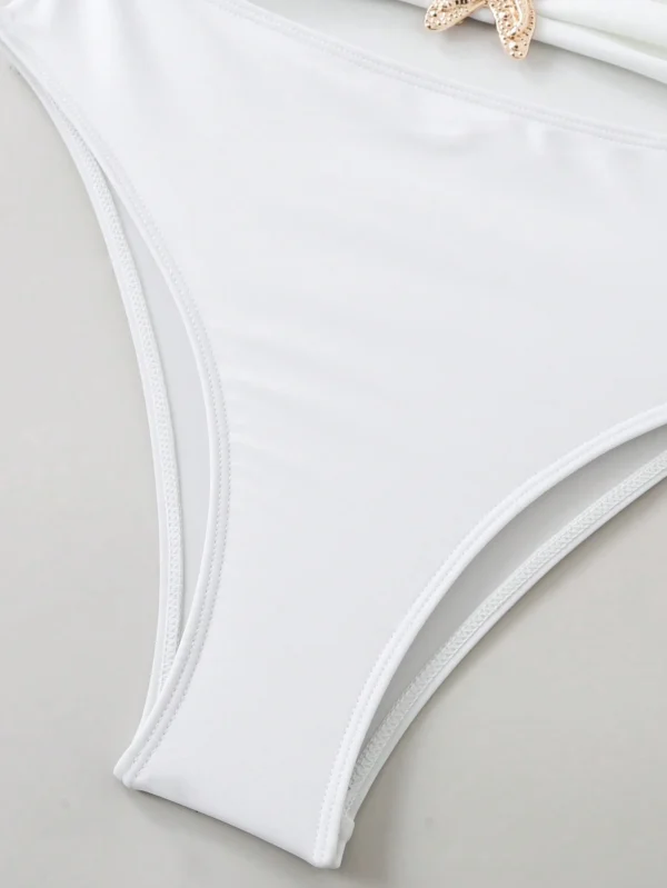 SHEIN Swim Curve Maillot une pièceDécoré métal – Image 4