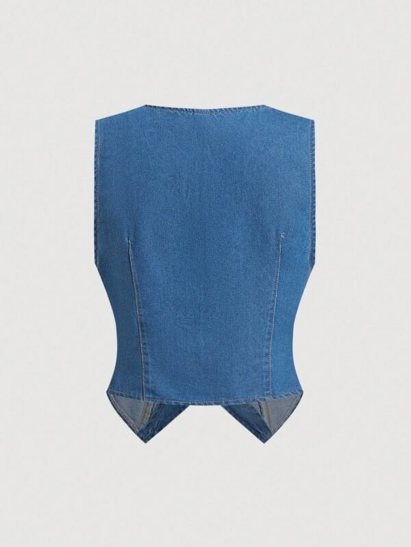 SHEIN MOD Ensemble gilet ajusté jupe – Image 8
