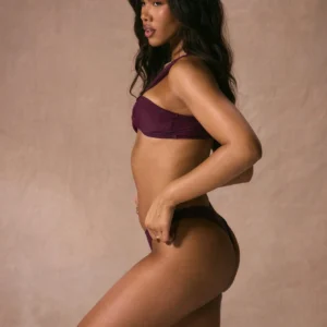 MUSERATop Bikini Bandeau Asymétrique