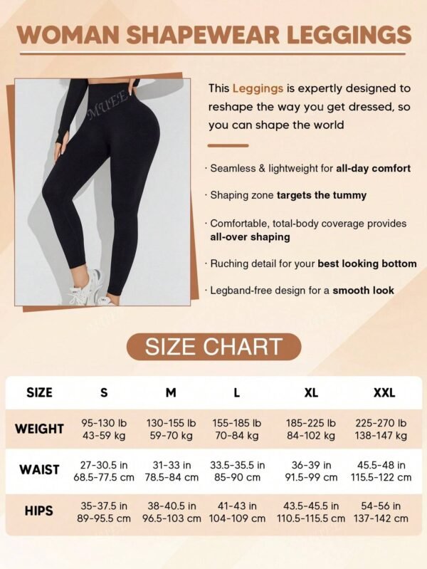 Leggings compression gainant contrôle – Image 4
