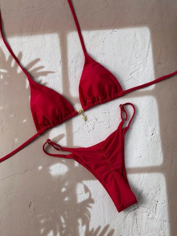 SHEIN Swim Ensemble bikini ras-du-cou pendentif