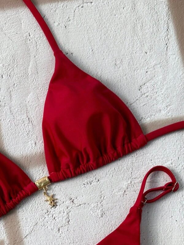 SHEIN Swim Ensemble bikini ras-du-cou pendentif – Image 5
