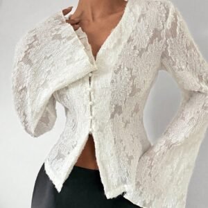 Roylia Blouse élégante, romantique