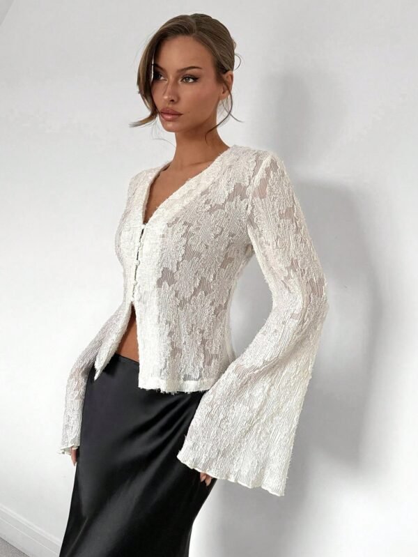 Roylia Blouse élégante, romantique – Image 4