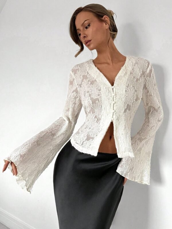 Roylia Blouse élégante, romantique – Image 5