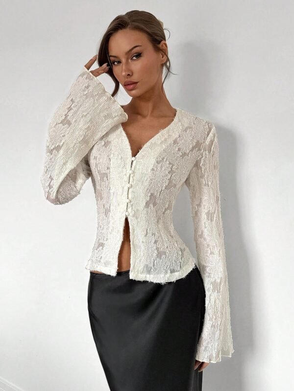 Roylia Blouse élégante, romantique – Image 6