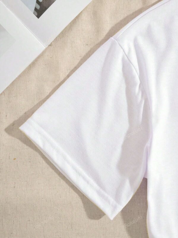 T-shirt à col rond, manches courtes – Image 5