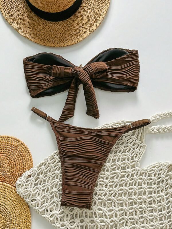 SHEIN Swim BikiniTanga 2 pièces métalDécor – Image 2