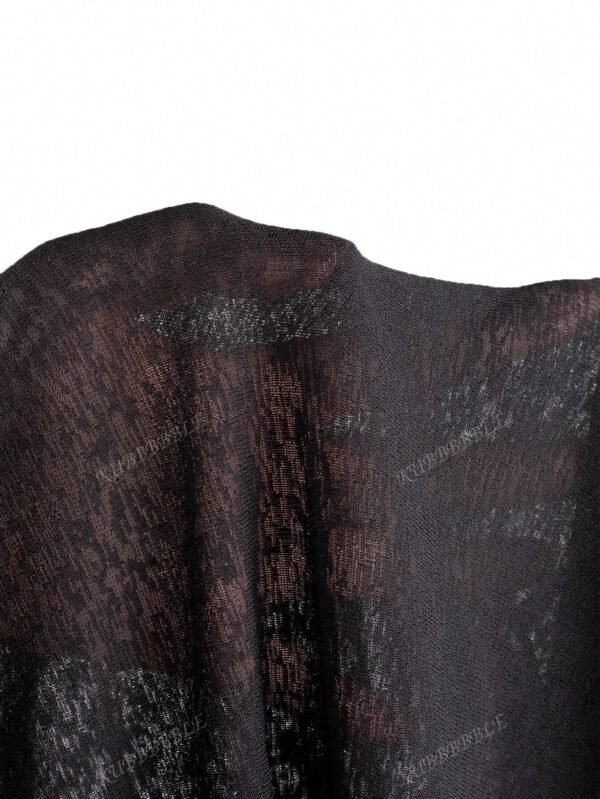 T-shirt élastiqueTransparent manches longues – Image 3