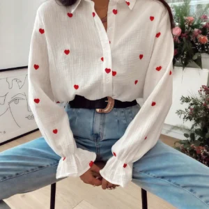 INAWLYTop minimaliste en formeDe cœur