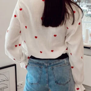 INAWLYTop minimaliste en formeDe cœur