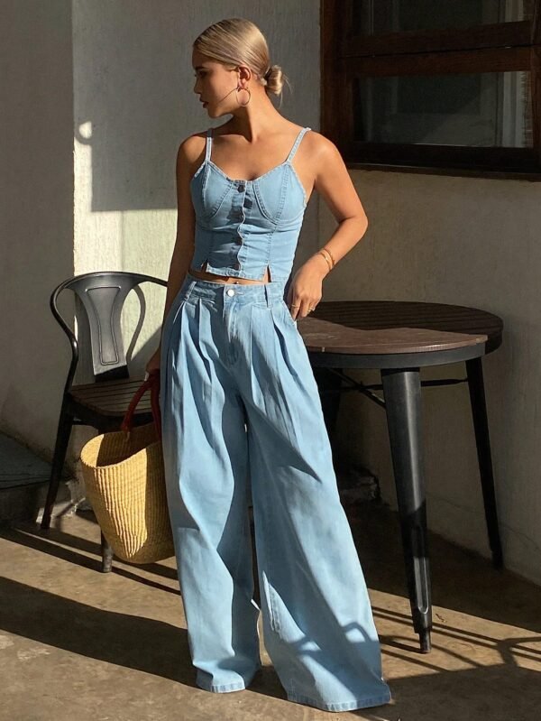 DAZY EnsembleTop cami pantalon large – Image 2
