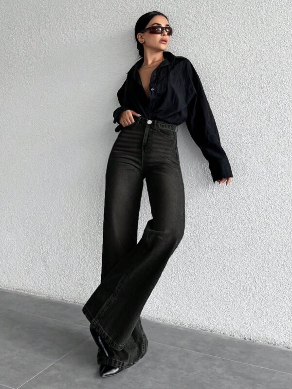 Cottnline Jeans àTaille haute et jambes – Image 3