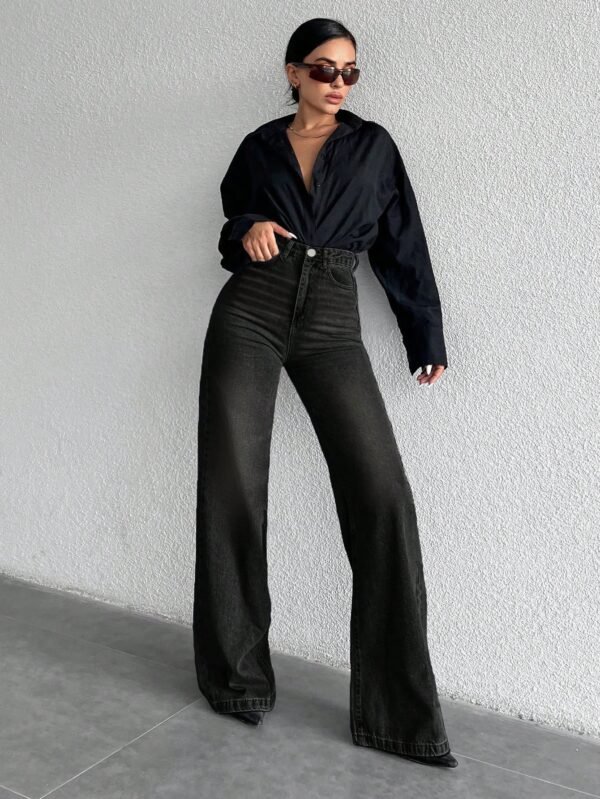 Cottnline Jeans àTaille haute et jambes – Image 5
