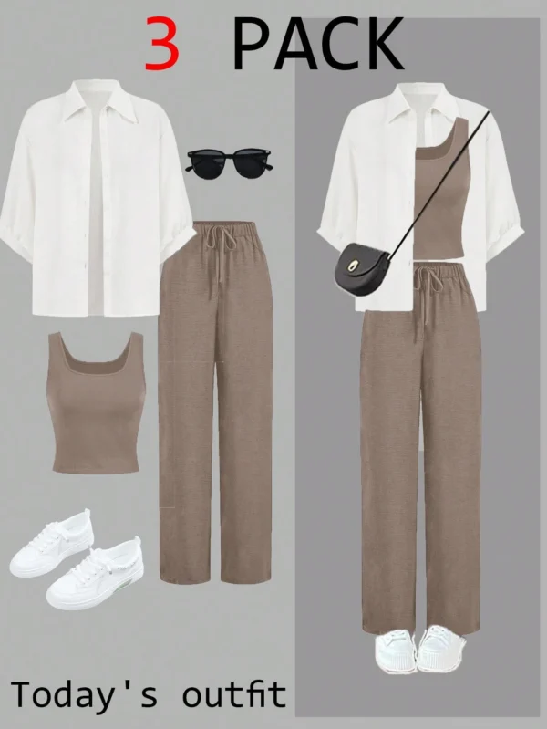 SHEIN LUNE 3 pièces Ensemble costume