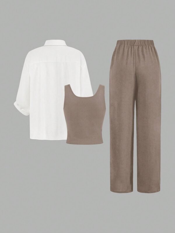 SHEIN LUNE 3 pièces Ensemble costume – Image 2