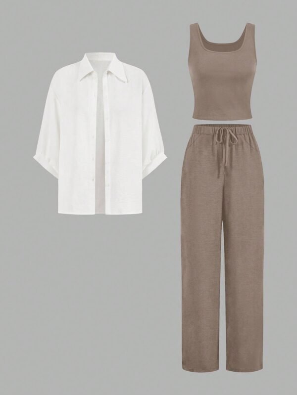 SHEIN LUNE 3 pièces Ensemble costume – Image 8