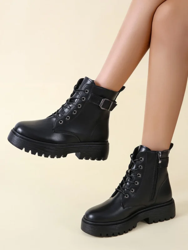 Bottes minimalistes avec fermeture éclair – Image 3