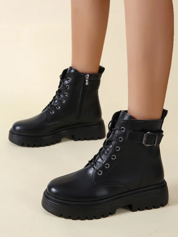 Bottes minimalistes avec fermeture éclair – Image 4