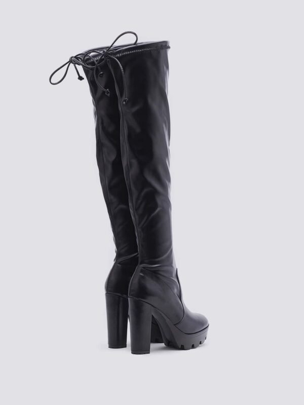 Bottes hautes élastiques plateforme – Image 2