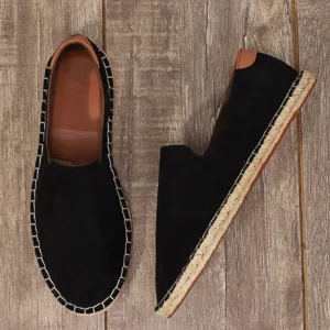 Mocassins toile vintage classiques