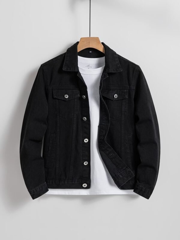 Manfinity Hypemode Veste jean foncé basique