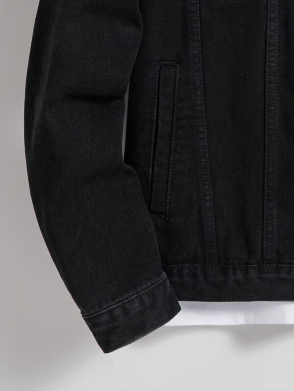 Manfinity Hypemode Veste jean foncé basique – Image 3