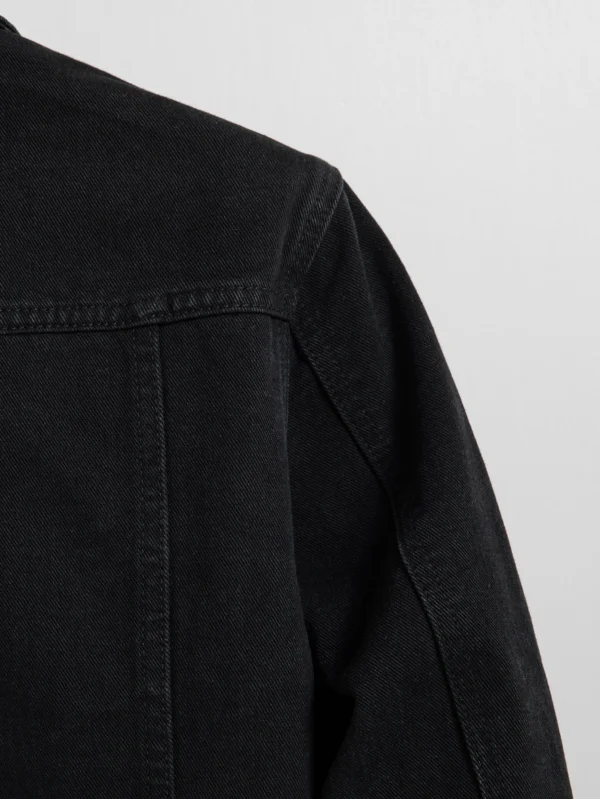 Manfinity Hypemode Veste jean foncé basique – Image 6