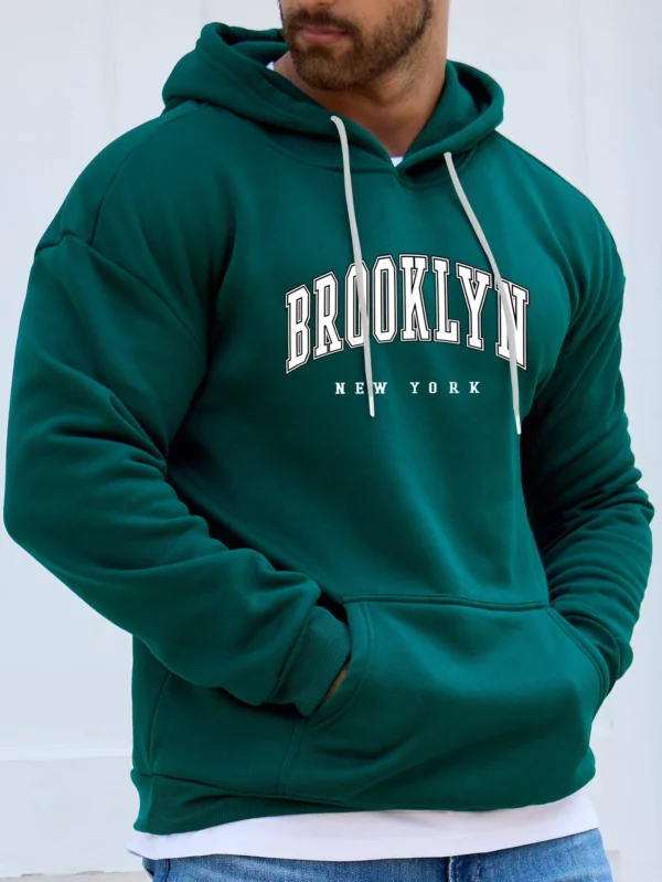 Manfinity Sporsity Sweat capuche lettres cordon – Image 3