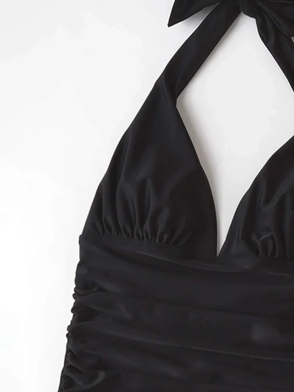 SHEIN Swim Tankini short col montant – Image 4