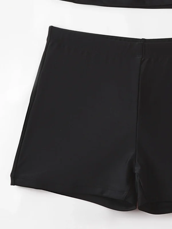 SHEIN Swim Tankini short col montant – Image 5