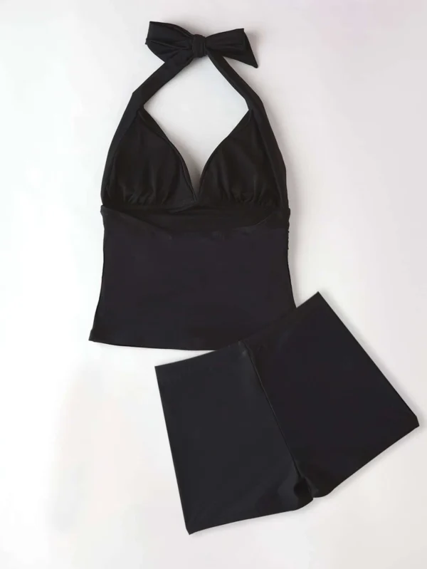 SHEIN Swim Tankini short col montant – Image 6