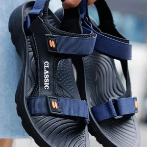 Sandales sport bicolores homme