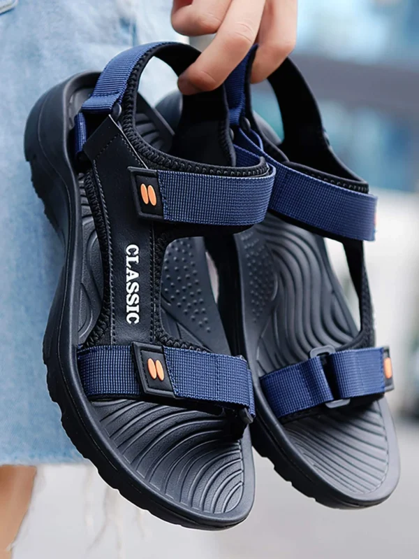 Sandales sport bicolores homme