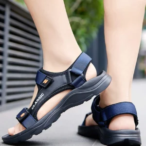 Sandales sport bicolores homme