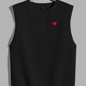 Manfinity UrbanChill Débardeur appliqué cœur