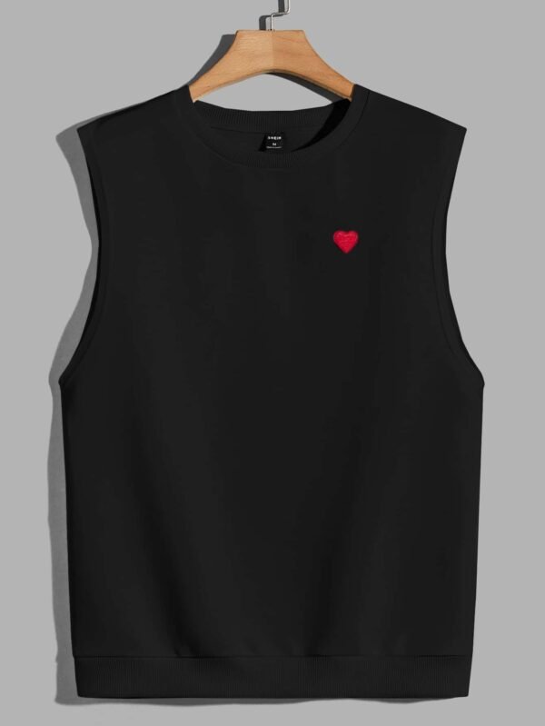 Manfinity UrbanChill Débardeur appliqué cœur