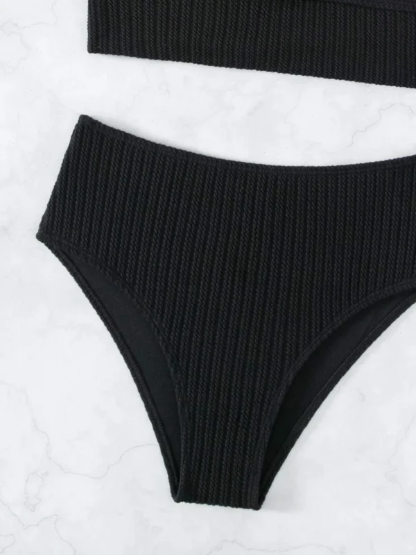 SHEIN Swim Tankini épaule nouée – Image 3