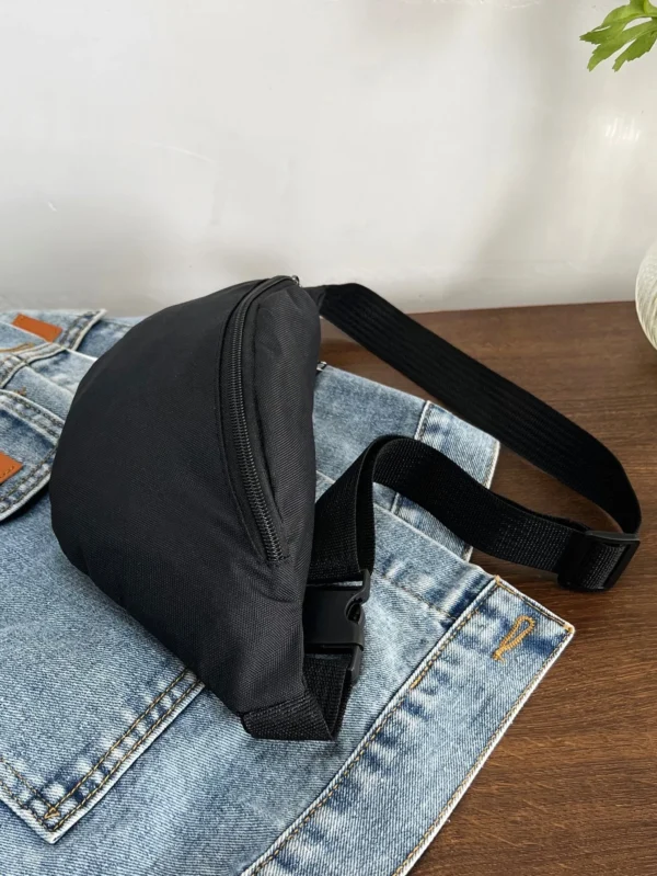 Sac banane unicolore homme multifonction – Image 5