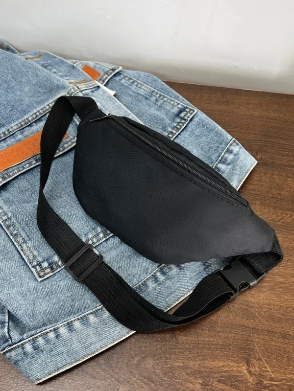 Sac banane unicolore homme multifonction – Image 7