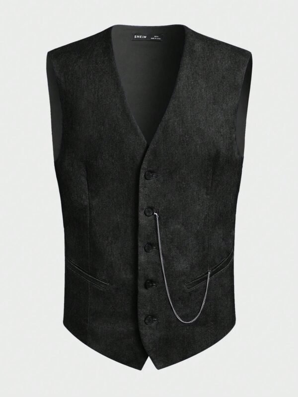 Manfinity Modomio Blazer sans manches – Image 3